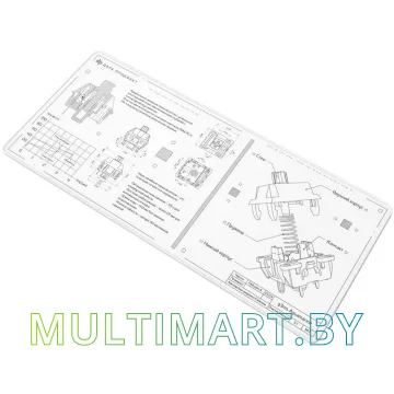 Коврик для мыши Dark Project MD3a Aquamarine (белый) картинка 3